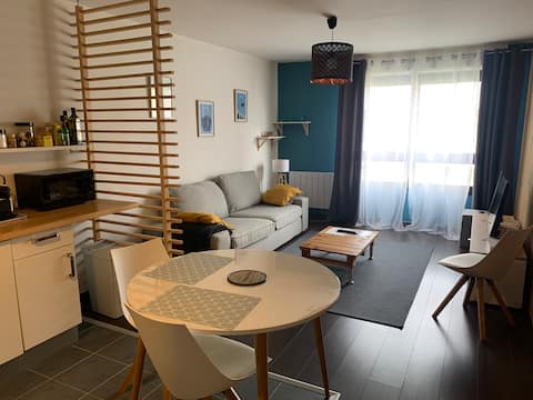 Beautiful cozy apartment, T2, Hyper Centre, quiet.