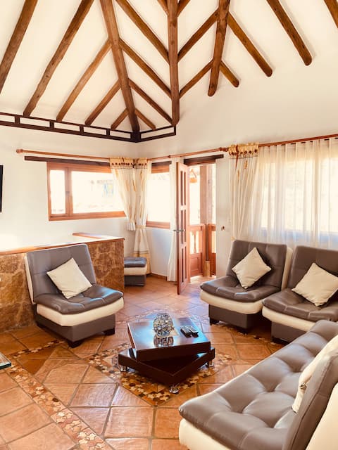 Top performing Airbnb: *Chie Balcony* View of Villa de Leyva and Mountains in Boyacá