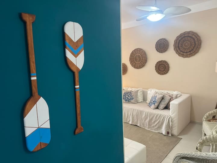 Flat Four Seasons Aconchegante C/ Vista Para O Mar - Guarujá