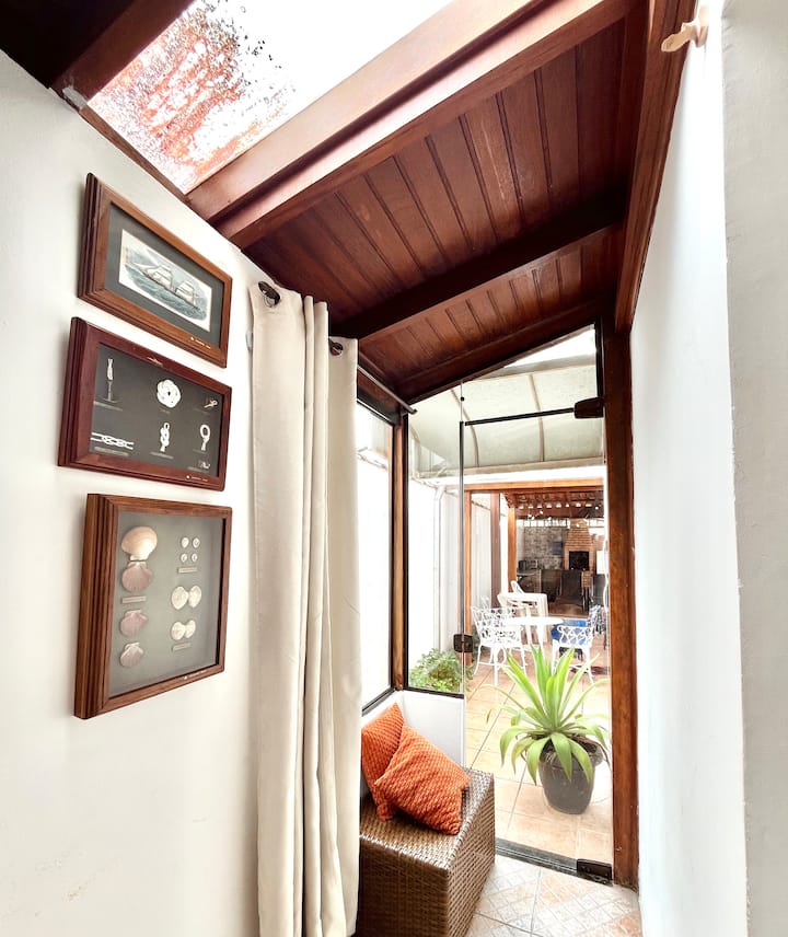 Casa 1min Praia Martim De Sá Com Churrasqueira - Caraguatatuba