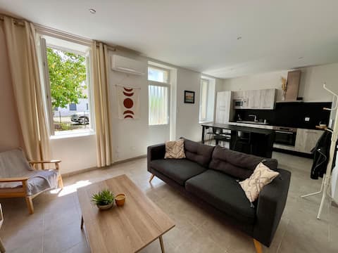 "Le Riquet" - Private garden, air conditioning, ground floor