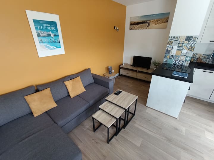 Bel Appartement Avec Grande Terrasse - Proche Mer - Cancale