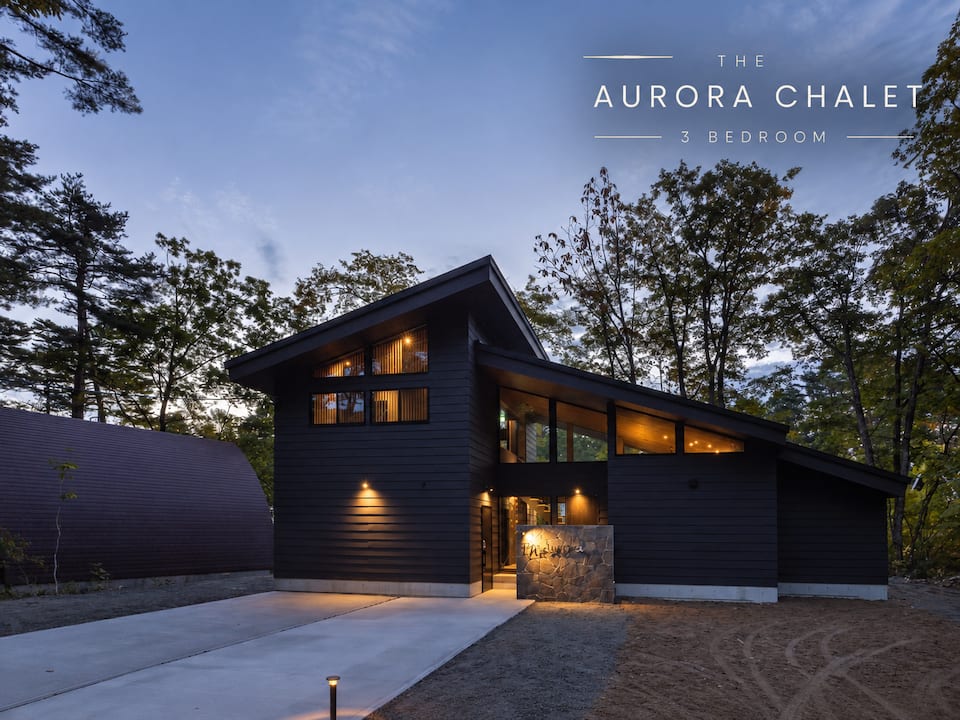 A dark-timber architect chalet in Hakuba, Hakuba, Nagano, Japan, photo 1 of 10