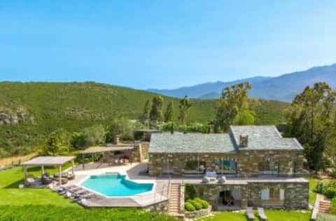 Breathtaking view of the Saint-Florent Golf Course