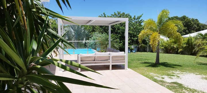 Maison Avec Piscine Proche De La Plage Et Du Golf - 과들루프