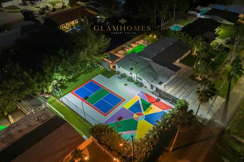 Luxury Multi Court| Heated Pool | Glamhomes