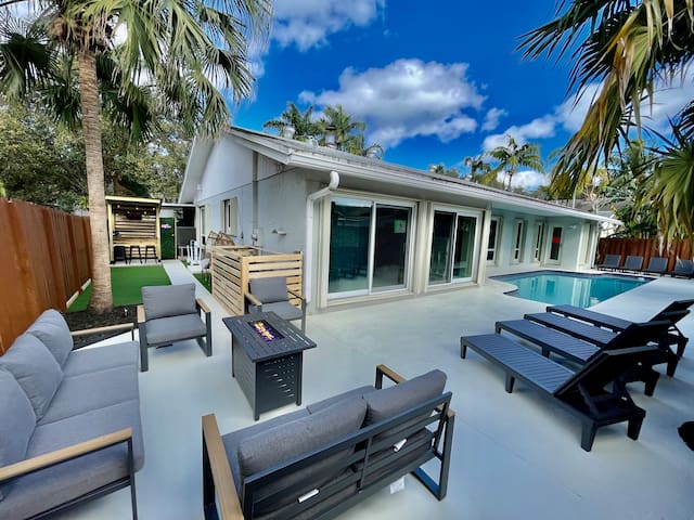 FT.Lauderdale•Spacious•5minBeach•FLL•PORT•HardRock