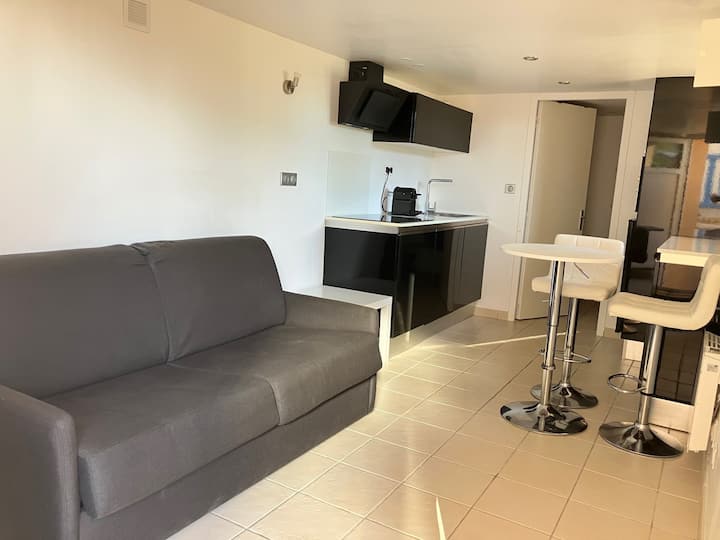 50m Plage, 300m Port. Superbe Studio Rez-de-jardin - Bandol