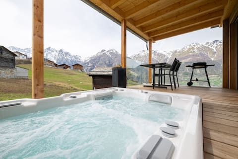 Tiny Bishorn with Jacuzzi (private) & sauna