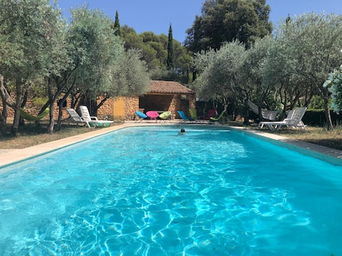 Large house in the heart of nature, heated pool