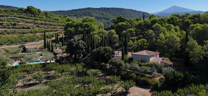 Grande Maison En Pleine Nature, Piscine Chauffée - Beaumes-de-Venise