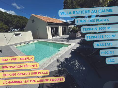 Peaceful oasis between Montpellier and the beaches!