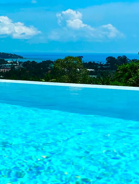 Luxury villa Clarisse-sea view pool -4bdr-10guests