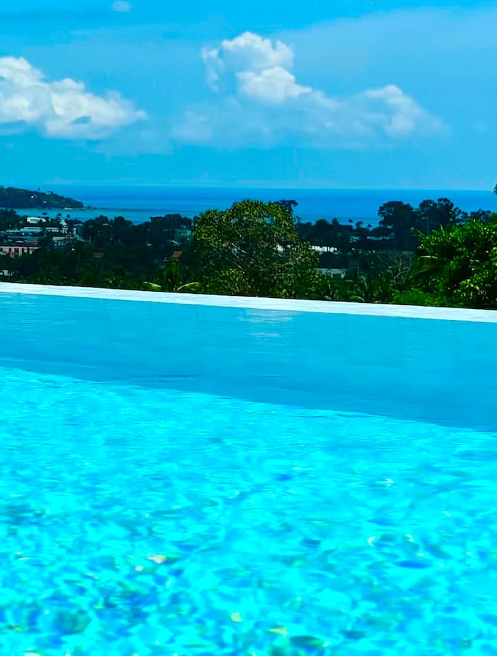 Luxury villa Clarisse-sea view pool -4bdr-10guests