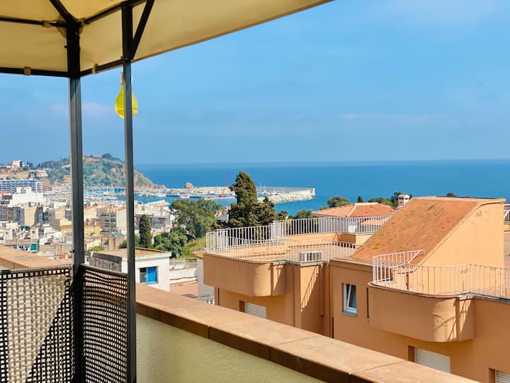 ÁTico Con Vistas Al Mar A Un Paso Del Centro Bbq - Blanes