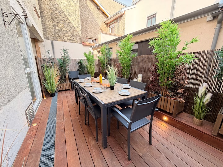 117 Gambetta Maison 4 Chambres, 4 Sdb Et Terrasse - Reims