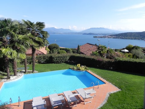Villa Diamante with Lake Maggiore View and Pool