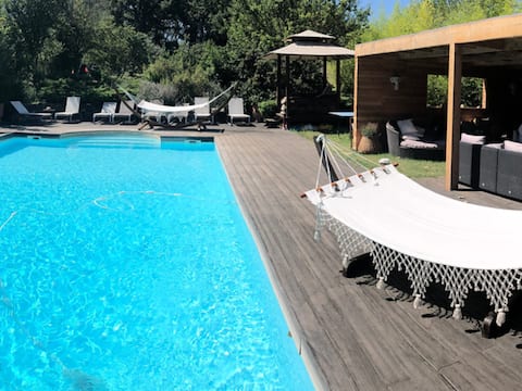 Mas Beaupin luxury and relaxation, Padel Tennis pool