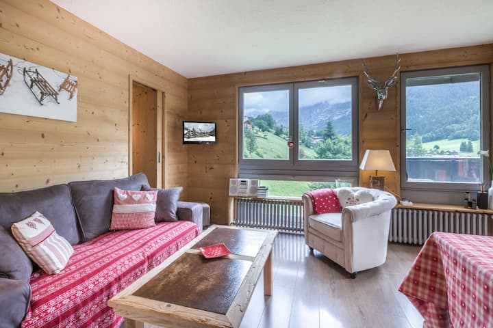 3 , 6 Pers, 2 Chambres, Proche Pistes, Centre Vill - La Clusaz