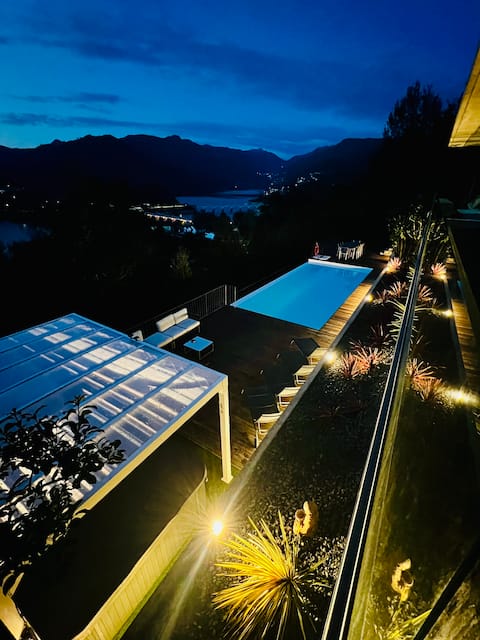 Villa view – Pool, Sauna, Jacuzzi – Parc de Gères