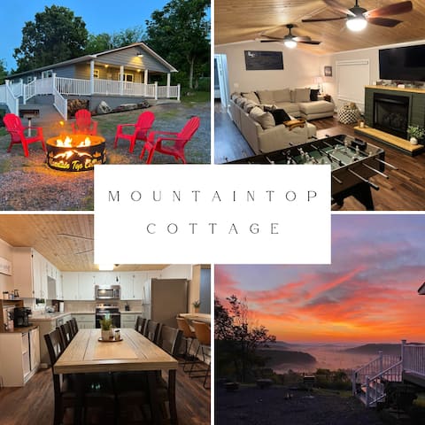 Mountaintop Cottage
Scenic views, Fire Pit, Cozy