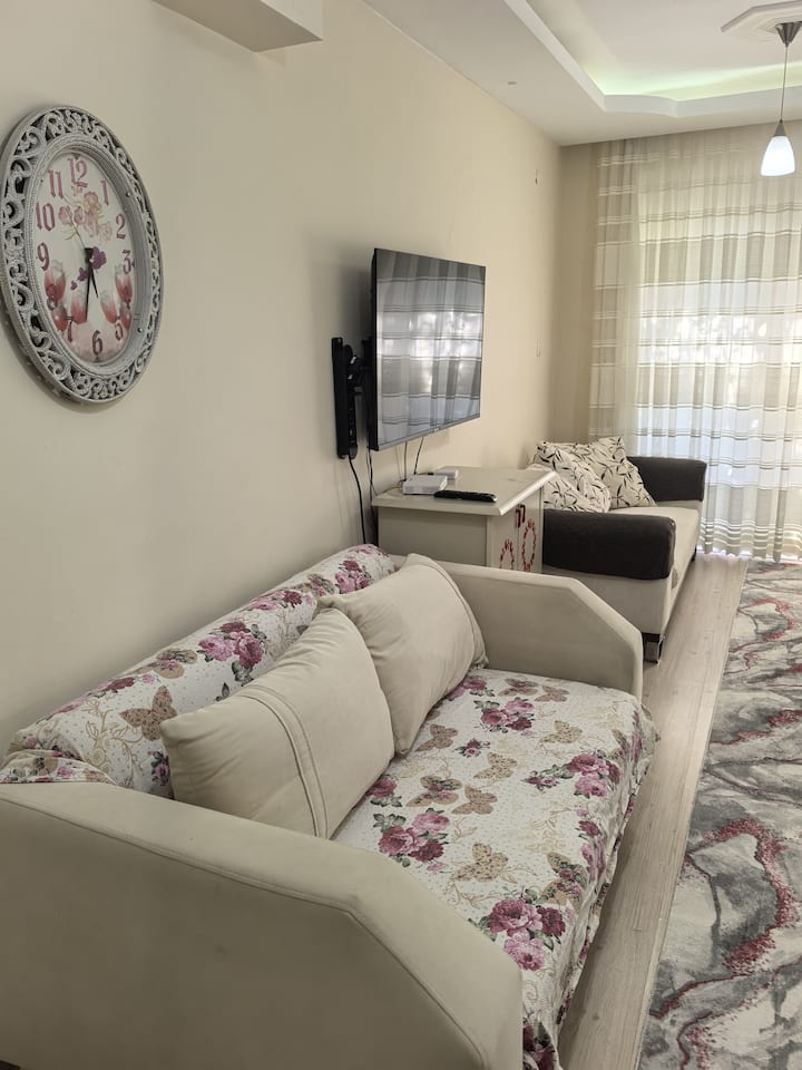 Aile Kullanımına Uygun 2+1 Full Eşyalı Daire 99m2. - Antalya