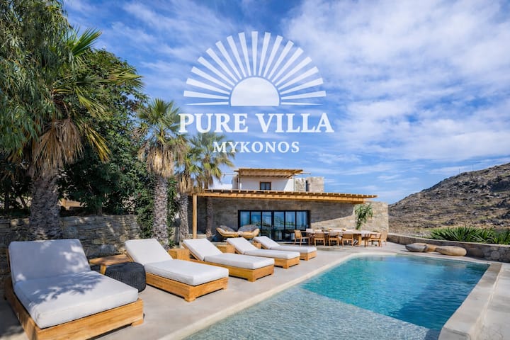 Pure Mykonos | Villa with pool near Scorpios - Villas for Rent in