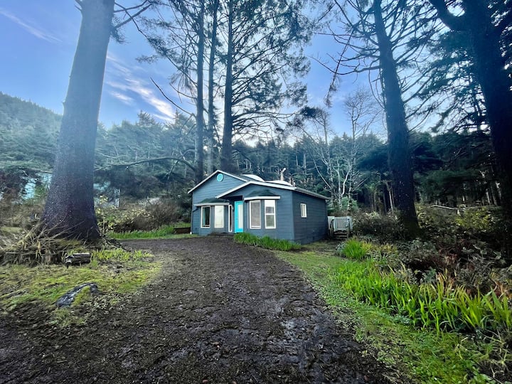 Cozy Coastal Yachats Cabin on 101 Guesthouses for Rent in Yachats