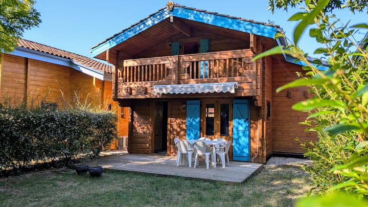 Chalet Résidence De Vacances - Piscine Jacuzzi - Mimizan