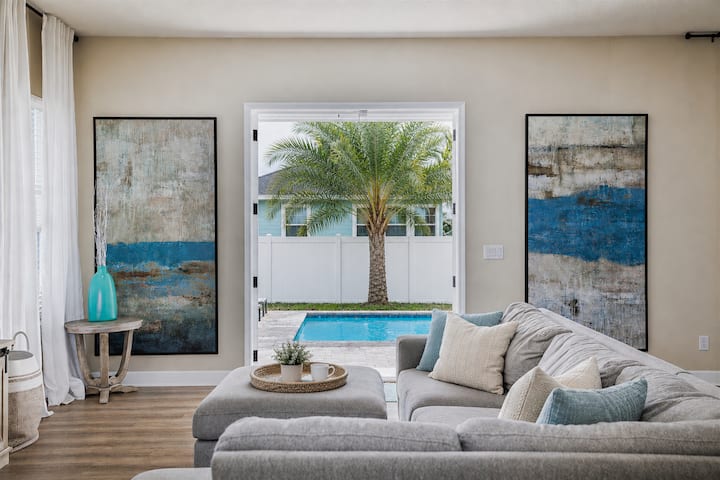 Heated Pool + Games | Golf Cart | Near Beach - Ponte Vedra Beach, FL