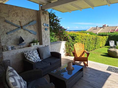Popular Airbnb listing: 2 bedr 2 baths seaview 200m from the beach Wi-Fi in Castiadas