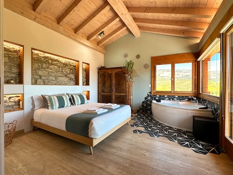 Top Airbnb: CASARURAL IBARBEGI: FABULOUS VIEWS FROM THE JACUZZI en Navarra Nafarroa