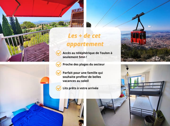 Superbe Et Spacieux Appartement Vue Mer Incroyable - Le Pradet