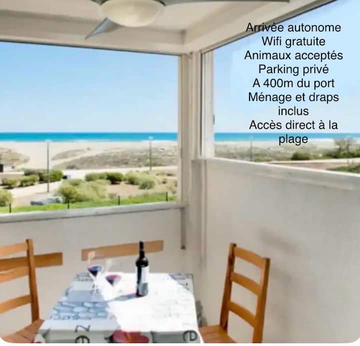 ⭐️Escapade Marine⭐️ Face à La Mer - Leucate