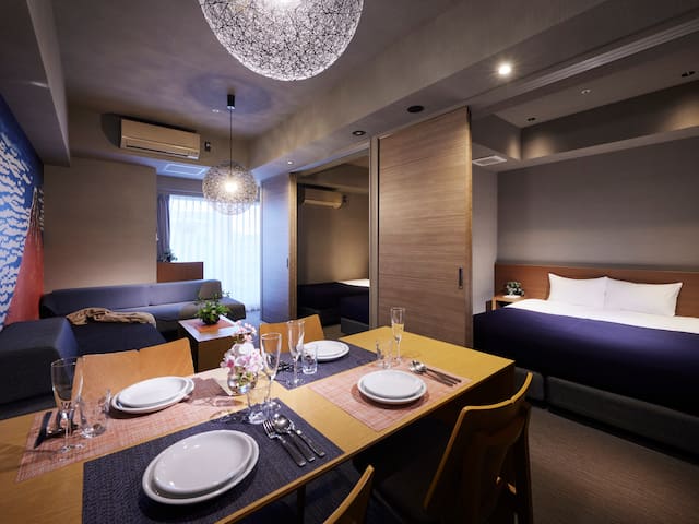 キッチン付きアパートメントホテル｜50㎡｜最大6名