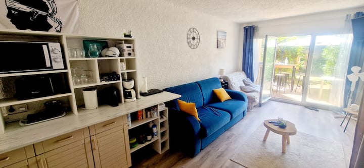 Studio Avec Grande Terrasse - Plage 3min à Pied - Calcatoggio