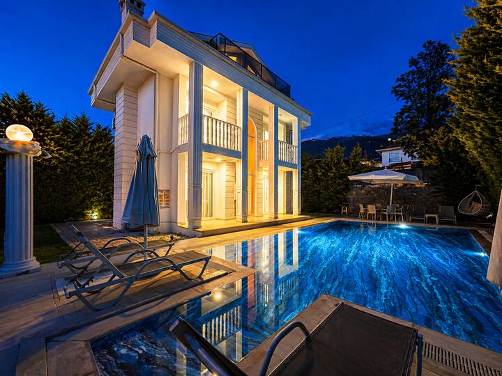Villa White House, Private Pool, 4 Bedroom - Ovacık