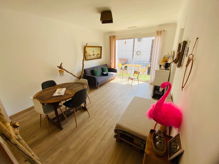 T3 Climatisé-plage 400m- Balcon-parking Gratuit - Canet-en-Roussillon