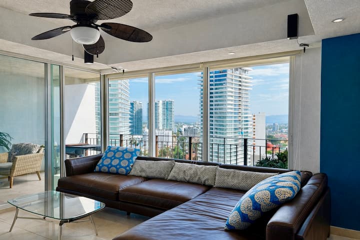 Sunny Oceanview 2br Condo | Extended Stays - Puerto Vallarta