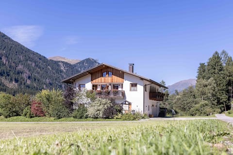 Popular Airbnb listing: Morning Star apartment 60 m² with sauna & panoramic view in Gsies