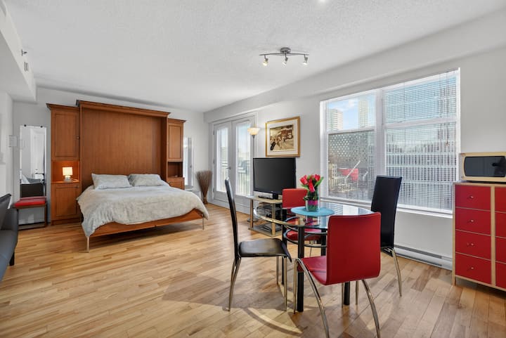 Dt Studio | 30 Sec To Metro |Monthly Stay - Montreal