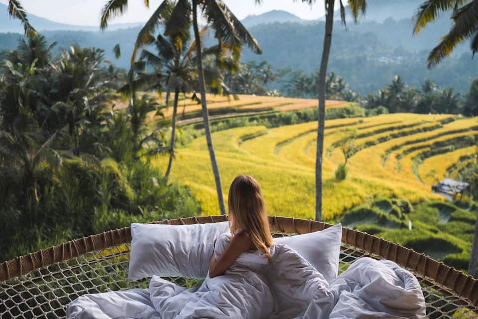 Oniria, a bamboo villa above the rice terraces, Rendang, Bali, Indonesia, photo 6 of 10