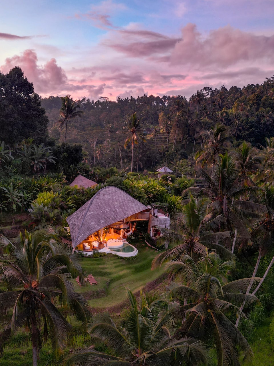 Oniria, a bamboo villa above the rice terraces, Rendang, Bali, Indonesia, photo 7 of 10