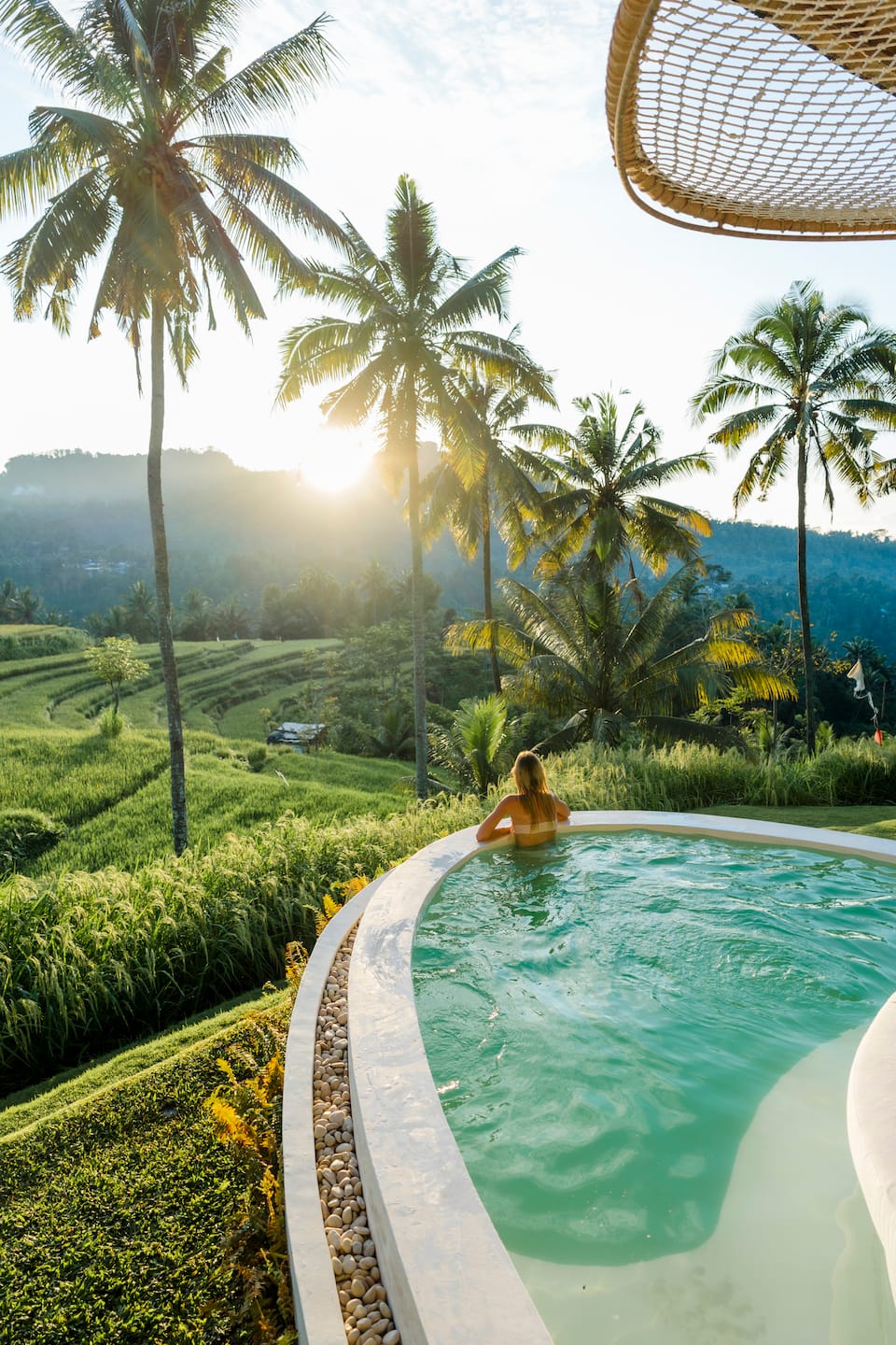 Oniria, a bamboo villa above the rice terraces, Rendang, Bali, Indonesia, photo 1 of 10