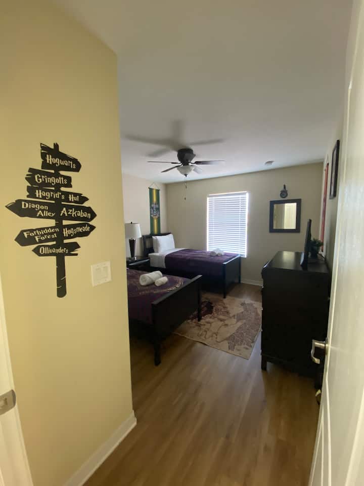 Ghorofa ya 2 ya chumba cha kulala cha Harry Potter