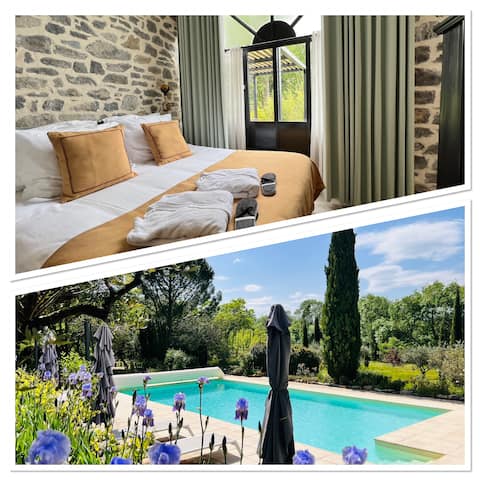 Luxury cozy apartment with pool | South Ardèche