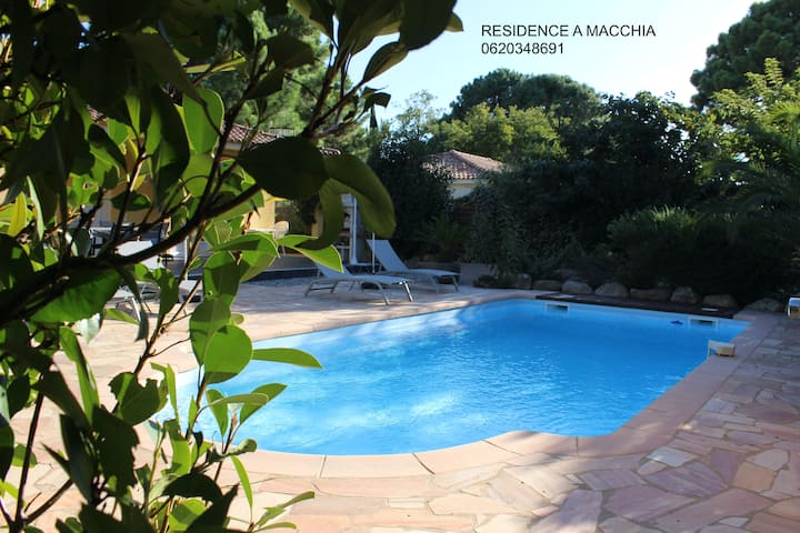 Villa J 6p, Piscine Chauffée, Jardin/parking Priv - Corse-du-Sud
