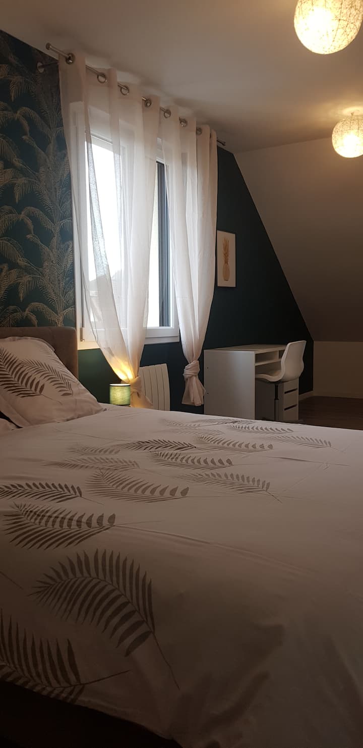 Spavaća soba 1, krevet na katu 160