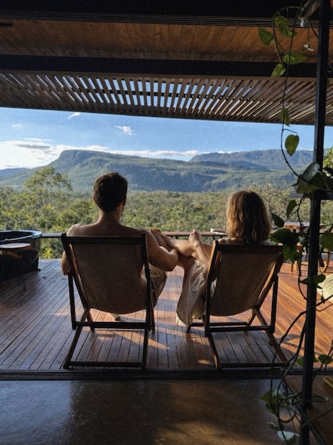 Jacuzzi and sauna with private panoramic view
