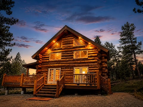 Rocky Mountain Log Cabin Getaway